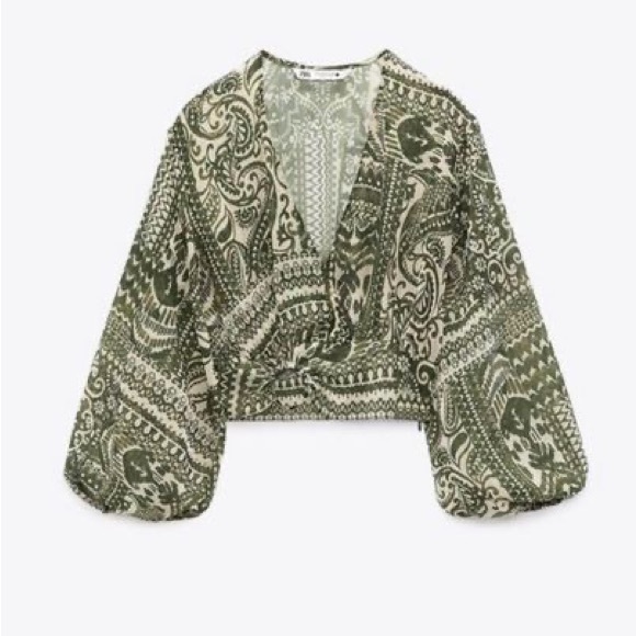 Chemise zara foulard - Picture 2 of 4